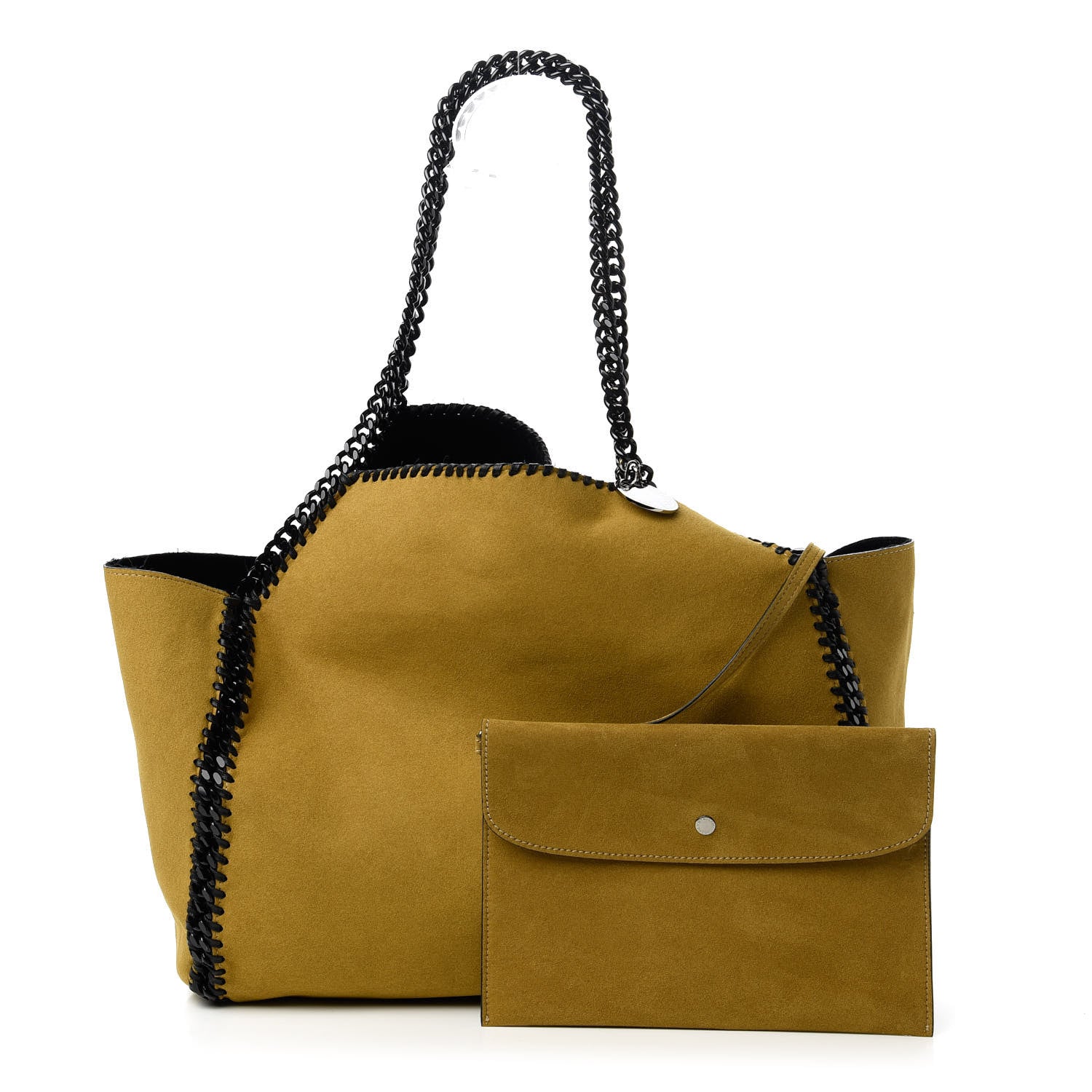 Stella McCartney Velvet Falabella Reversible Tote Black 1 of 16