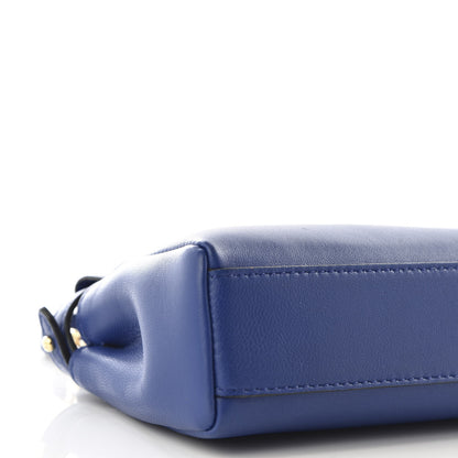 Fendi Shiny Nappa Micro Peekaboo Iconic Satchel Bluette 5 of 8
