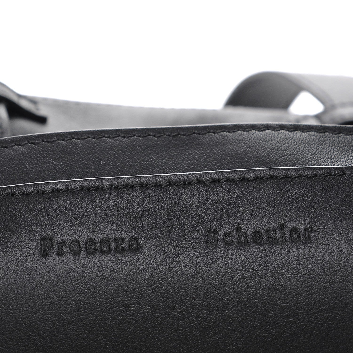 Proenza Schouler Calfskin PS Courier Backpack Black 6 of 7