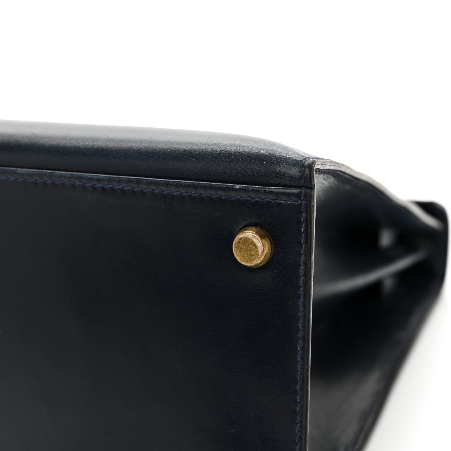 Hermes Box Kelly Sellier 28 Bleu Marine 19 of 22