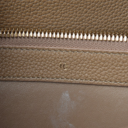 Celine Grained Calfskin Classique 16 Top Handle Bag Beige 7 of 16