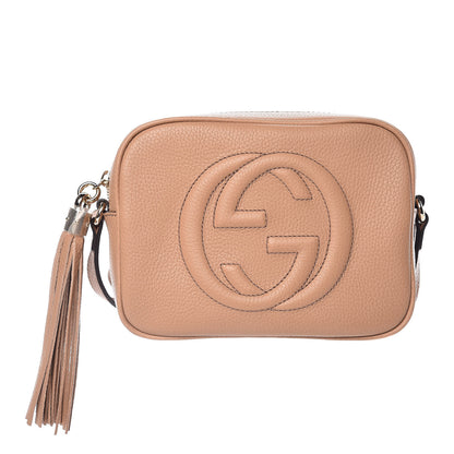 Gucci Pebbled Calfskin Small Soho Disco Bag Camelia 1 of 10