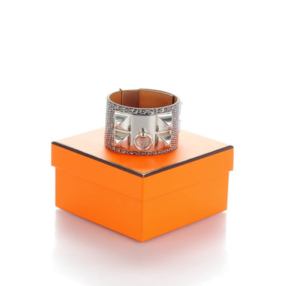 Hermes Lizard Collier De Chien CDC Bracelet S Ombre 8 of 8