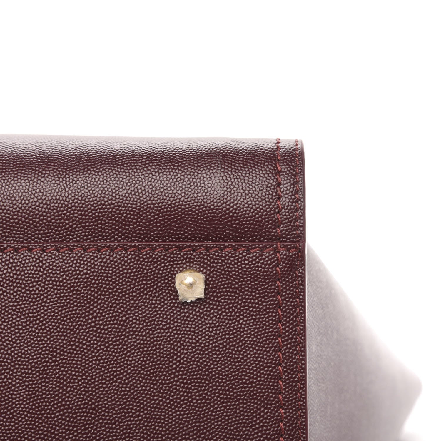 Chanel Caviar Medium Studded Deauville Tote Burgundy 8 of 11