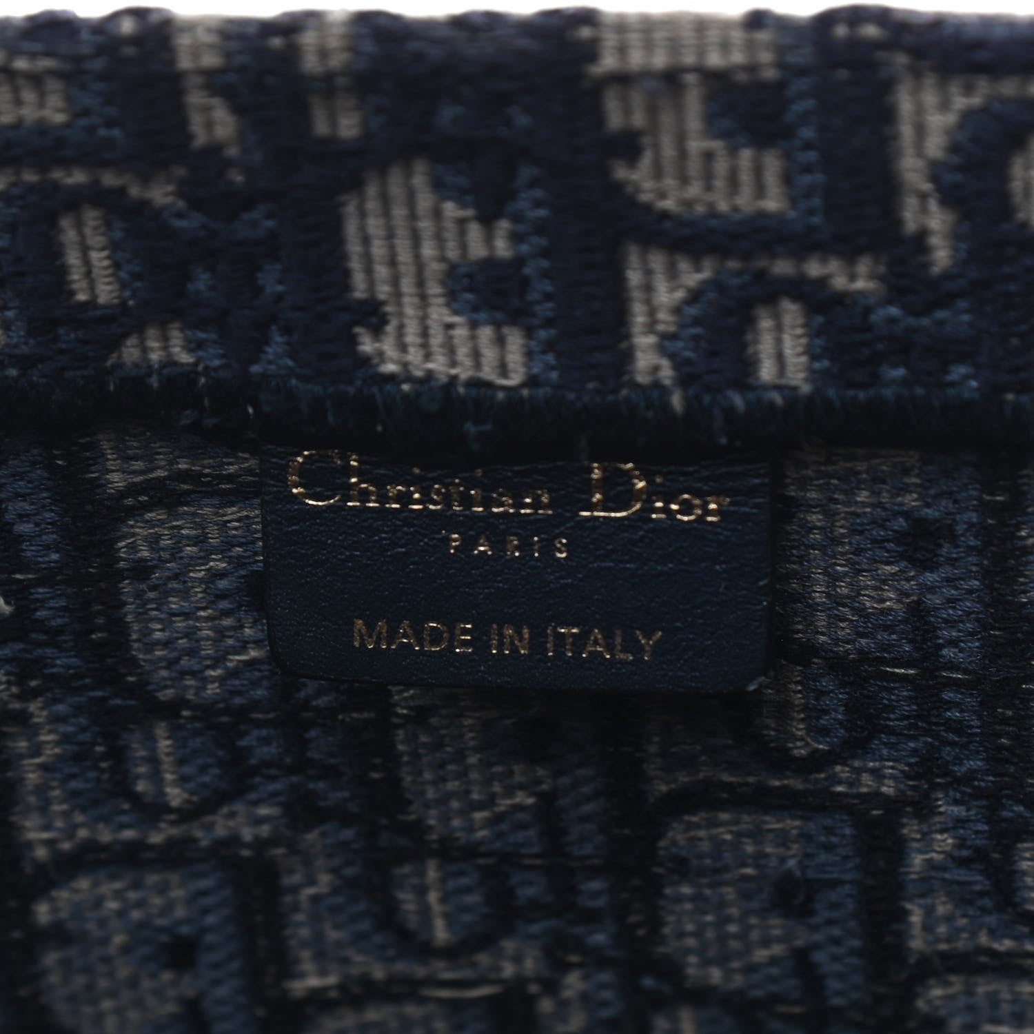 Christian Dior Oblique Book Tote Blue Multicolor 6 of 9