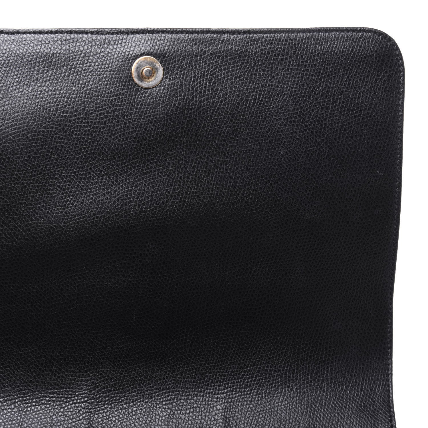 Saint Laurent Textured Calfskin Medium Classic Monogram Universite Bag Black 10 of 24