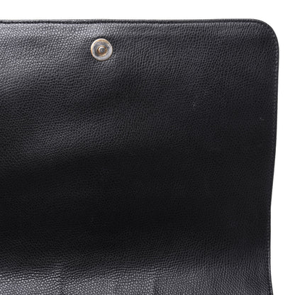 Saint Laurent Textured Calfskin Medium Classic Monogram Universite Bag Black 10 of 24