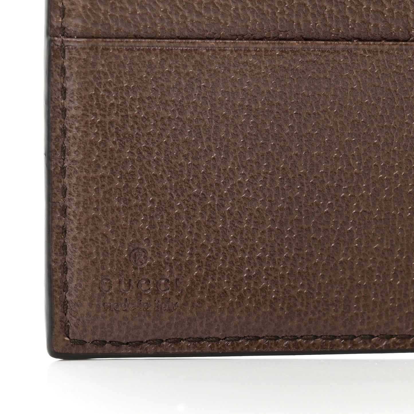 GG Supreme Monogram Web Ophidia French Flap Wallet Beige New Acero