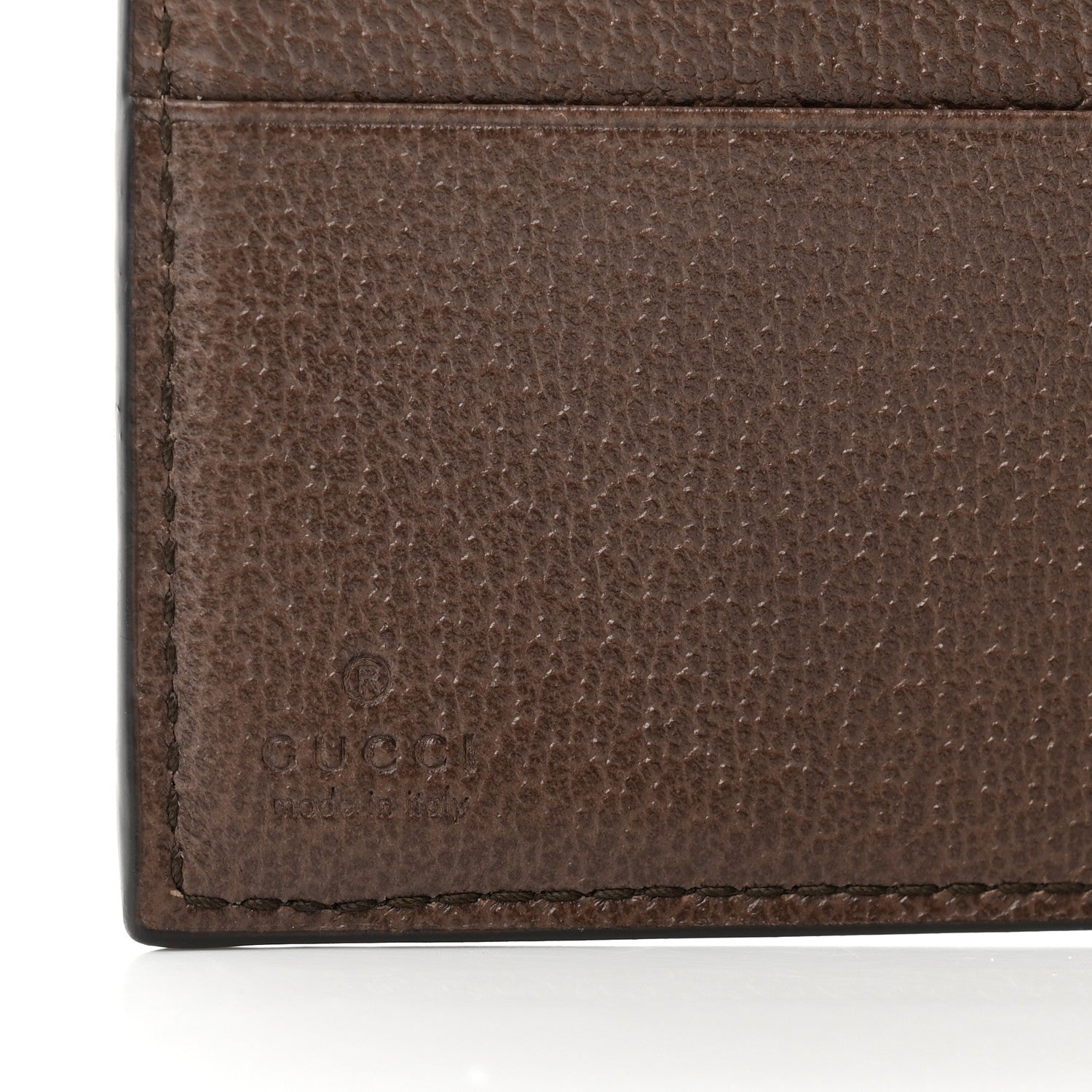 Gucci GG Supreme Monogram Web Ophidia French Flap Wallet Beige New Acero 6 of 7