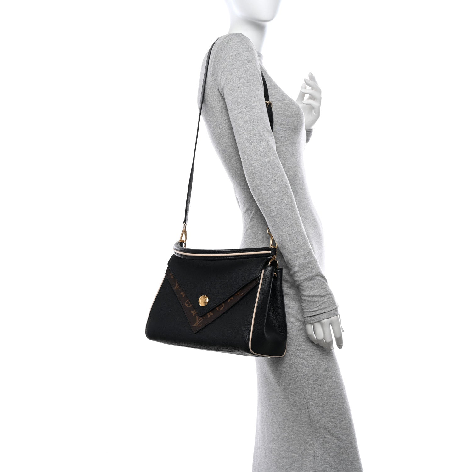 Louis Vuitton Monogram Double V Black 2 of 14