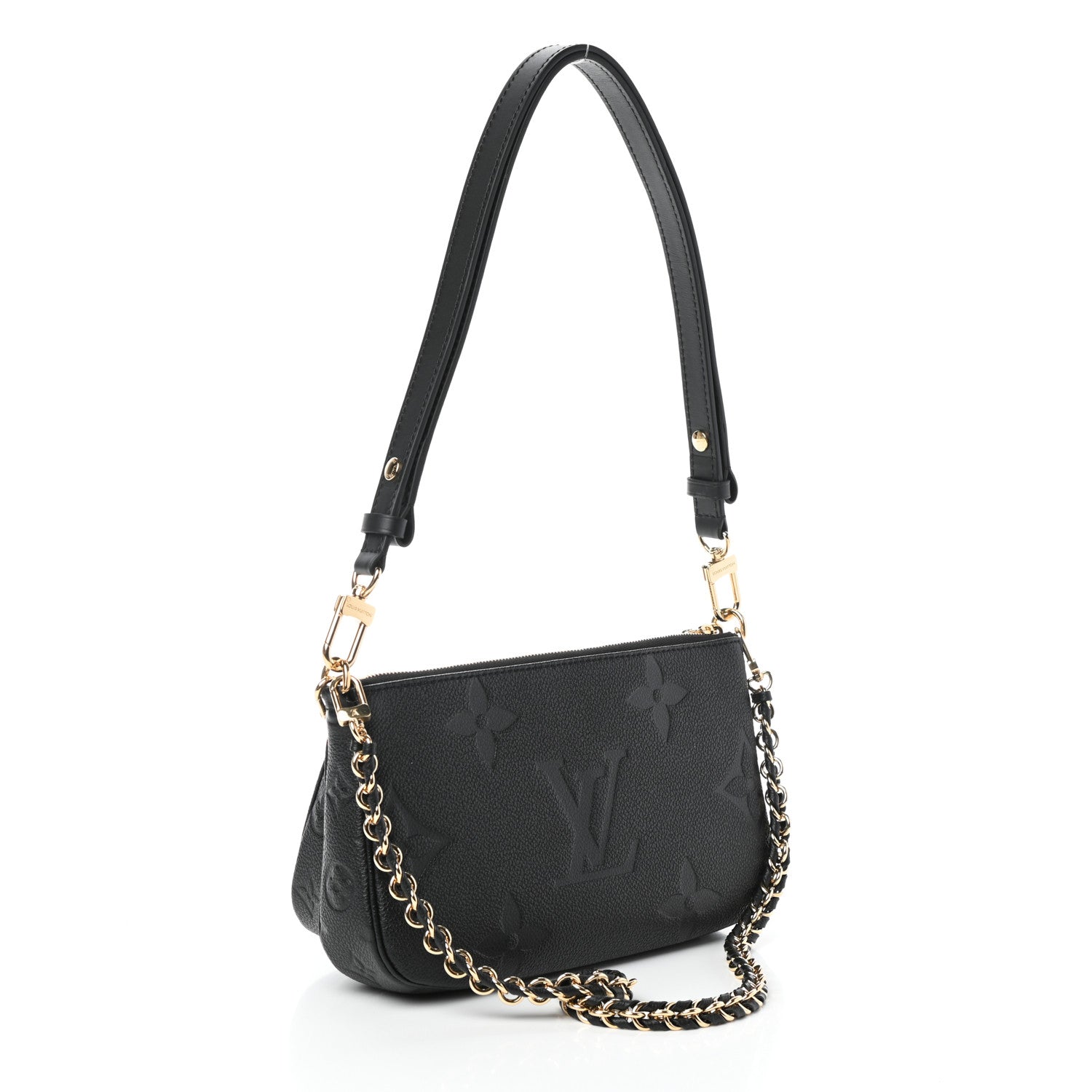 Louis Vuitton Empreinte Monogram Giant Multi Pochette Accessories Black 3 of 9