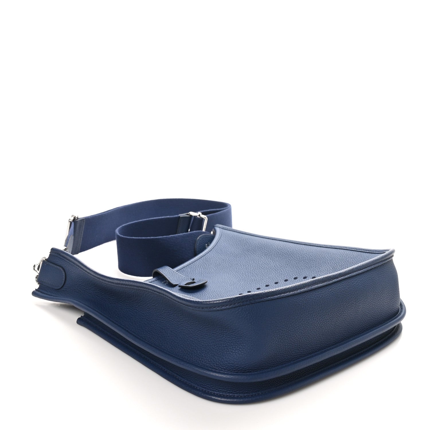 Hermes Taurillon Clemence EVELYNE III PM Deep Blue 4 of 10