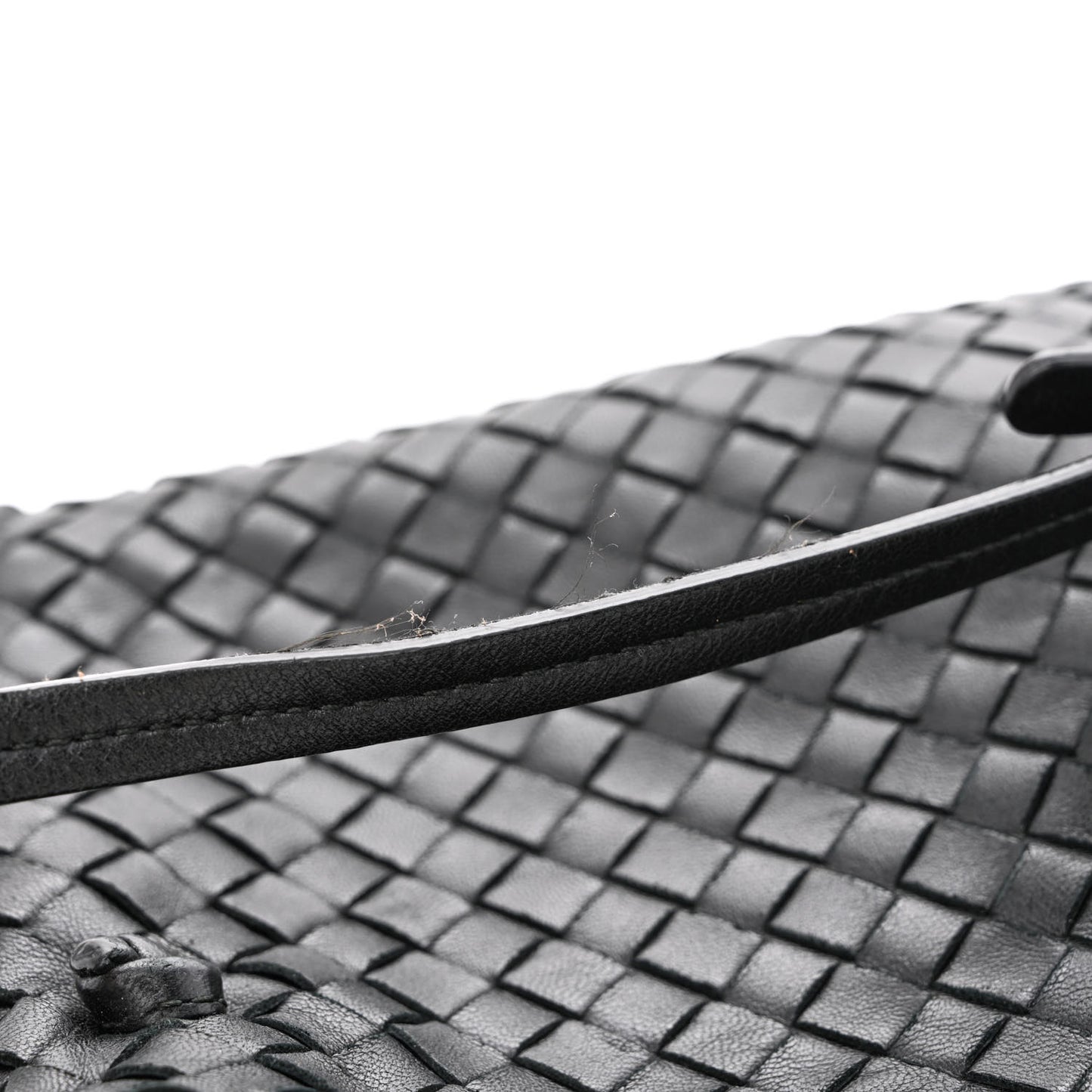 Nappa Intrecciato Nodini Bag Black
