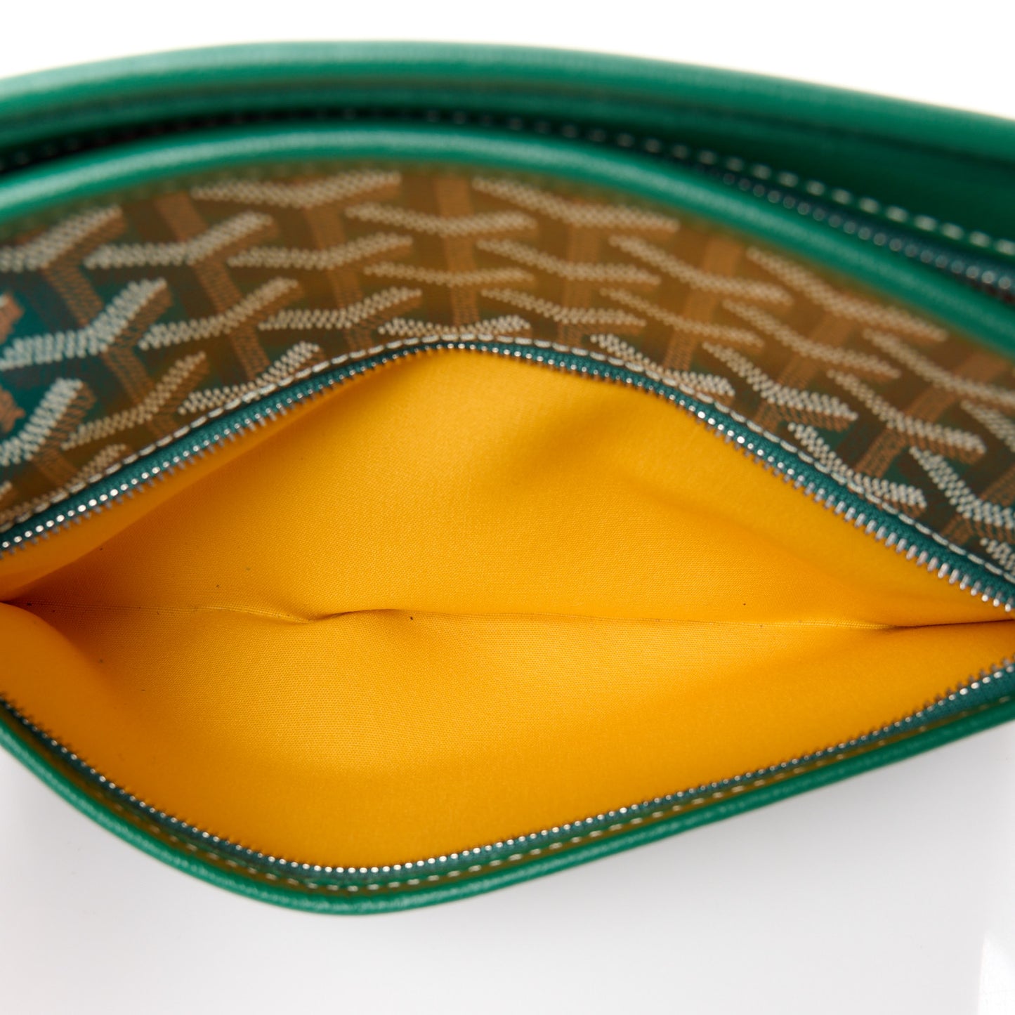 Goyardine Jouvence Toiletry Pouch MM Green