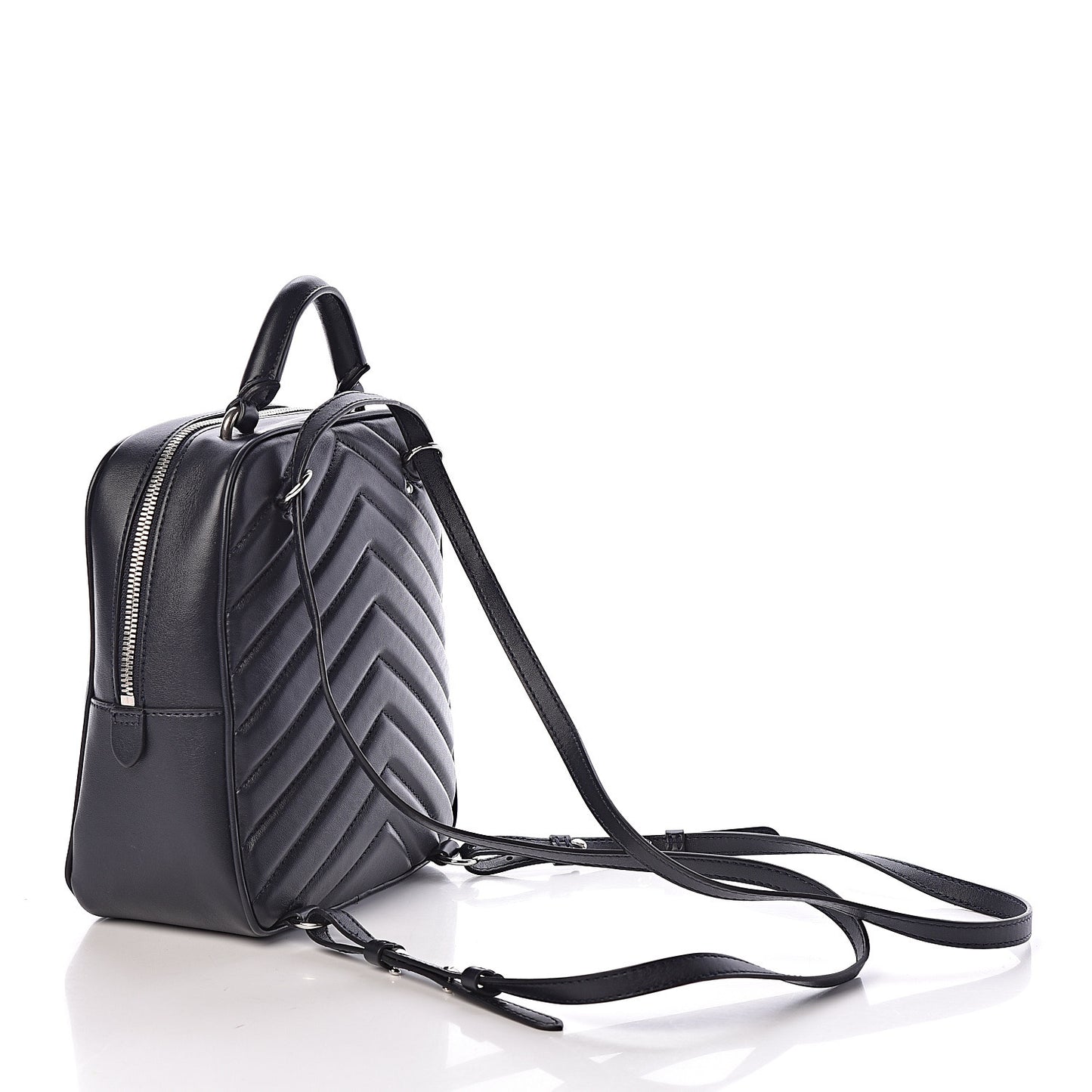 Eco Alter Nappa Quilted Star Small Backpack Dark Blue