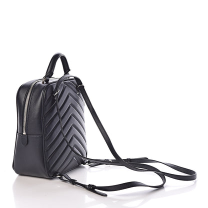 Stella McCartney Eco Alter Nappa Quilted Star Small Backpack Dark Blue 3 of 9