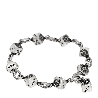 Chrome Hearts Sterling Silver Dice Bracelet 2 of 8