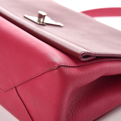 Louis Vuitton Calfskin Lockme II Top Handle Grenat Dahlia 8 of 10