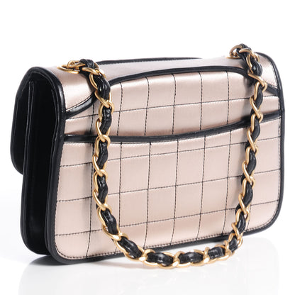 Chanel Satin Quilted Mademoiselle Flap Handbag Light Pink 3 of 8