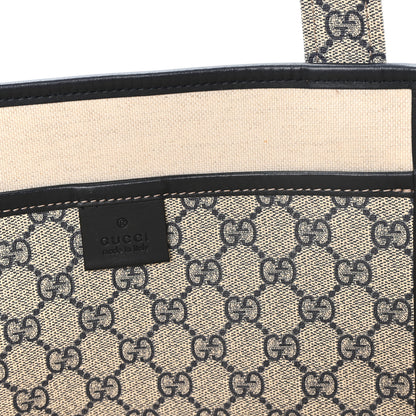 Gucci GG Plus Monogram Medium Signature Web Loop Tote Navy 6 of 10