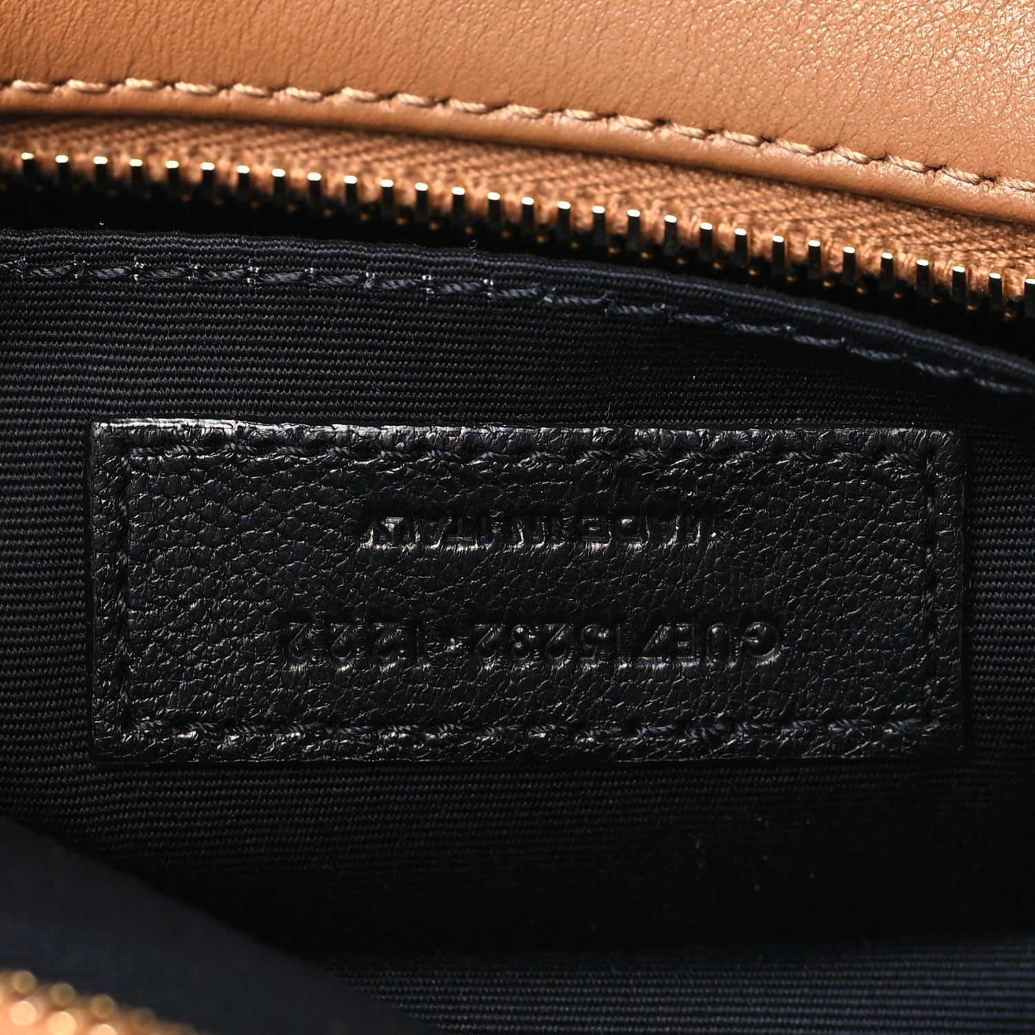 Saint Laurent Calfskin Matelasse Monogram Lou Camera Bag Cinnamon 7 of 9