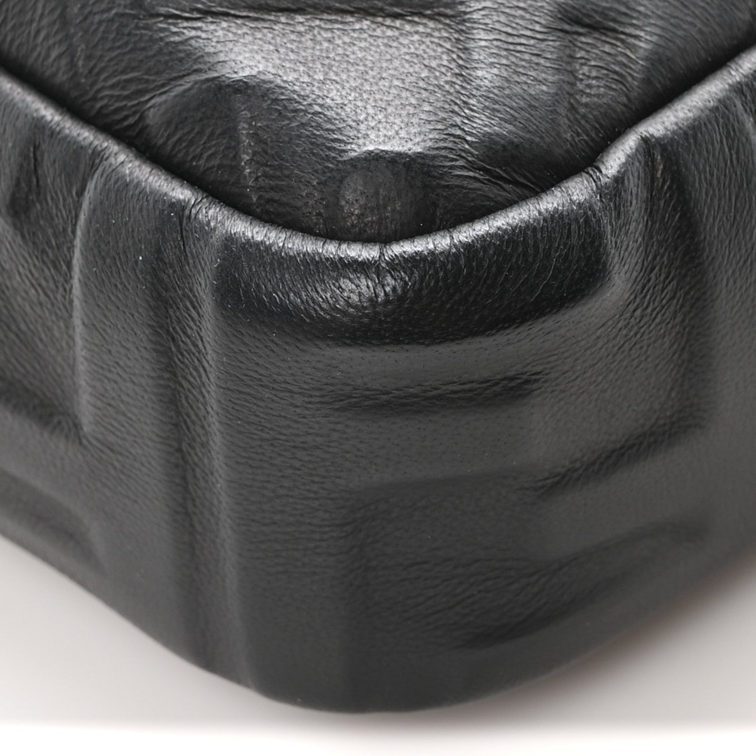 Fendi Nappa FF 1974 Embossed Baguette Black 9 of 9