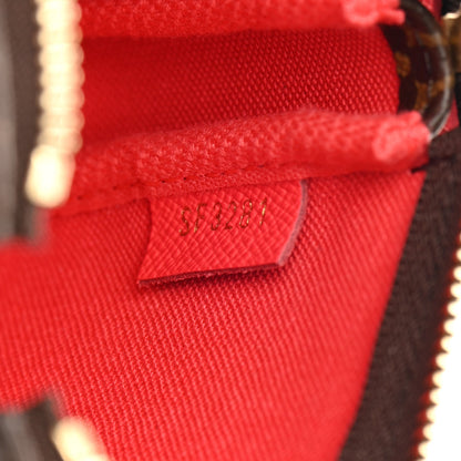 Louis Vuitton Monogram 2021 Christmas Animation London Mini Pochette Accessories Red 8 of 9