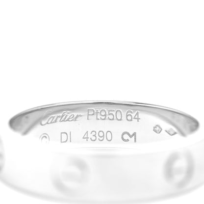 Cartier Platinum 5.5mm LOVE Ring 64 10.75 4 of 4