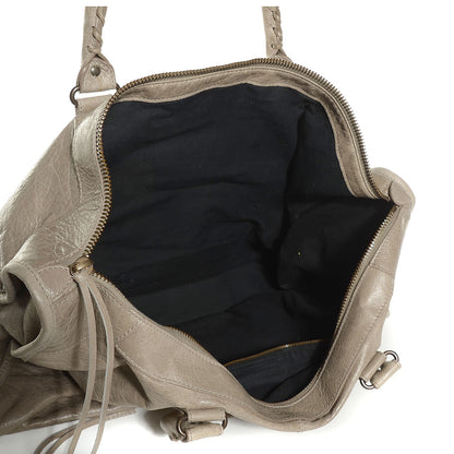Balenciaga Agneau Classic Hardware Weekender Papyrus 5 of 11