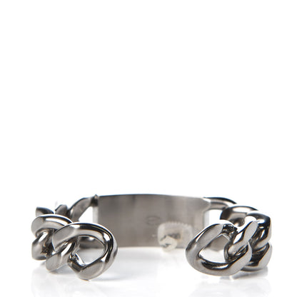 Chanel Chain ID Cuff Bracelet Silver 3 of 4