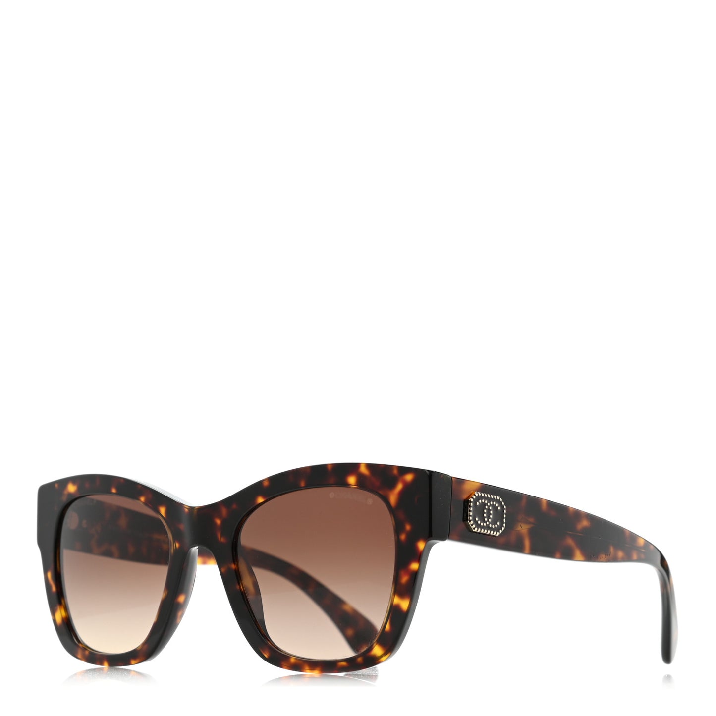 Acetate Square CC Sunglasses 5478 Tortoise