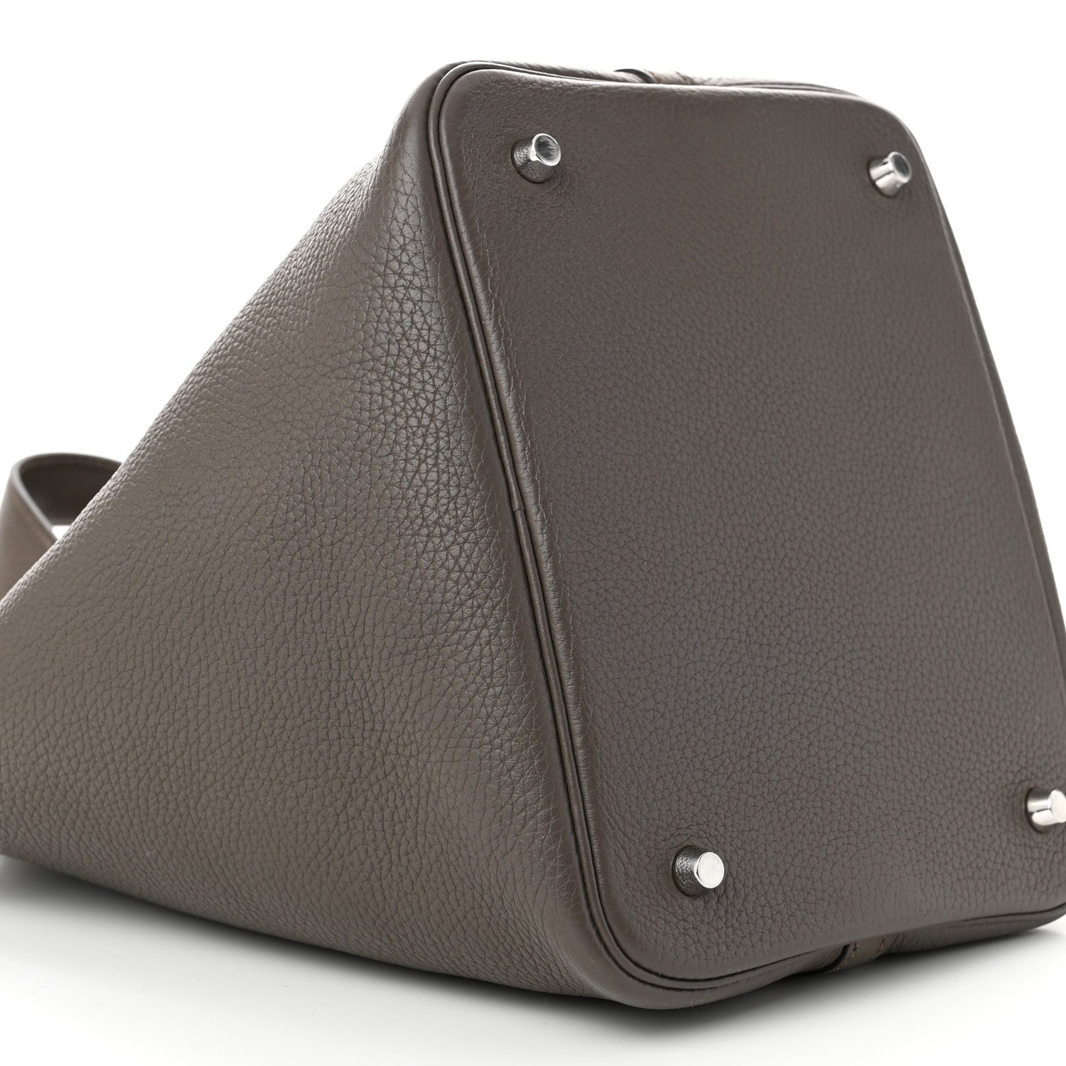 Hermes Taurillon Clemence Picotin Lock 22 MM Etain 7 of 9