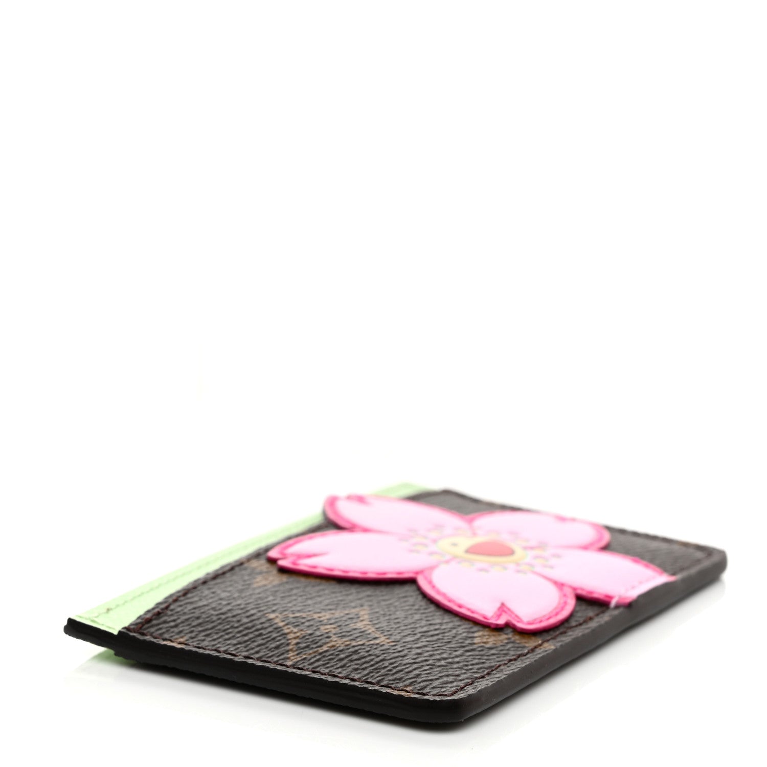 Louis Vuitton LV X TM Monogram Cherry Blossom Card Holder Sakura Brown 4 of 7