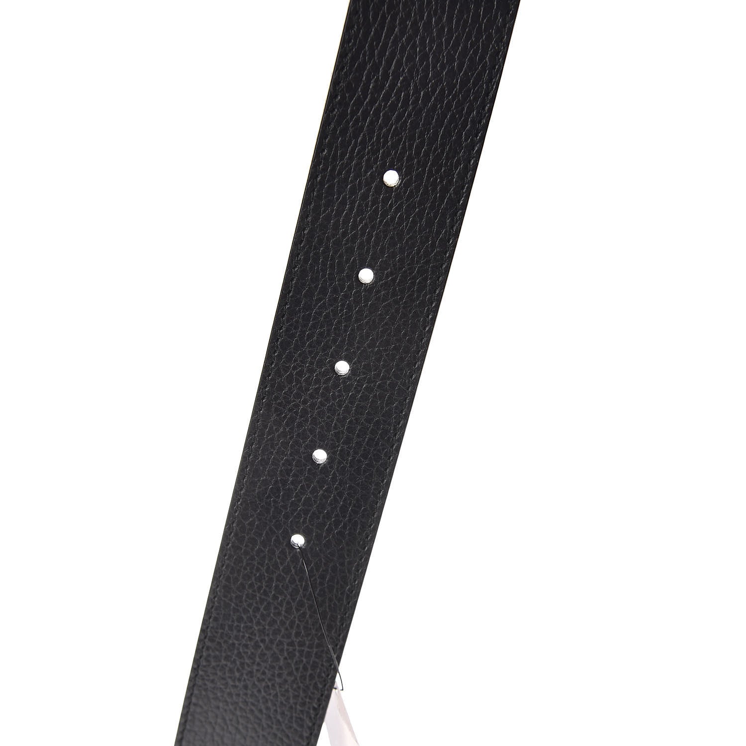 Gucci Dollar Calfskin 1973 Reversible Belt 95 38 Black Mineral Blue 4 of 5