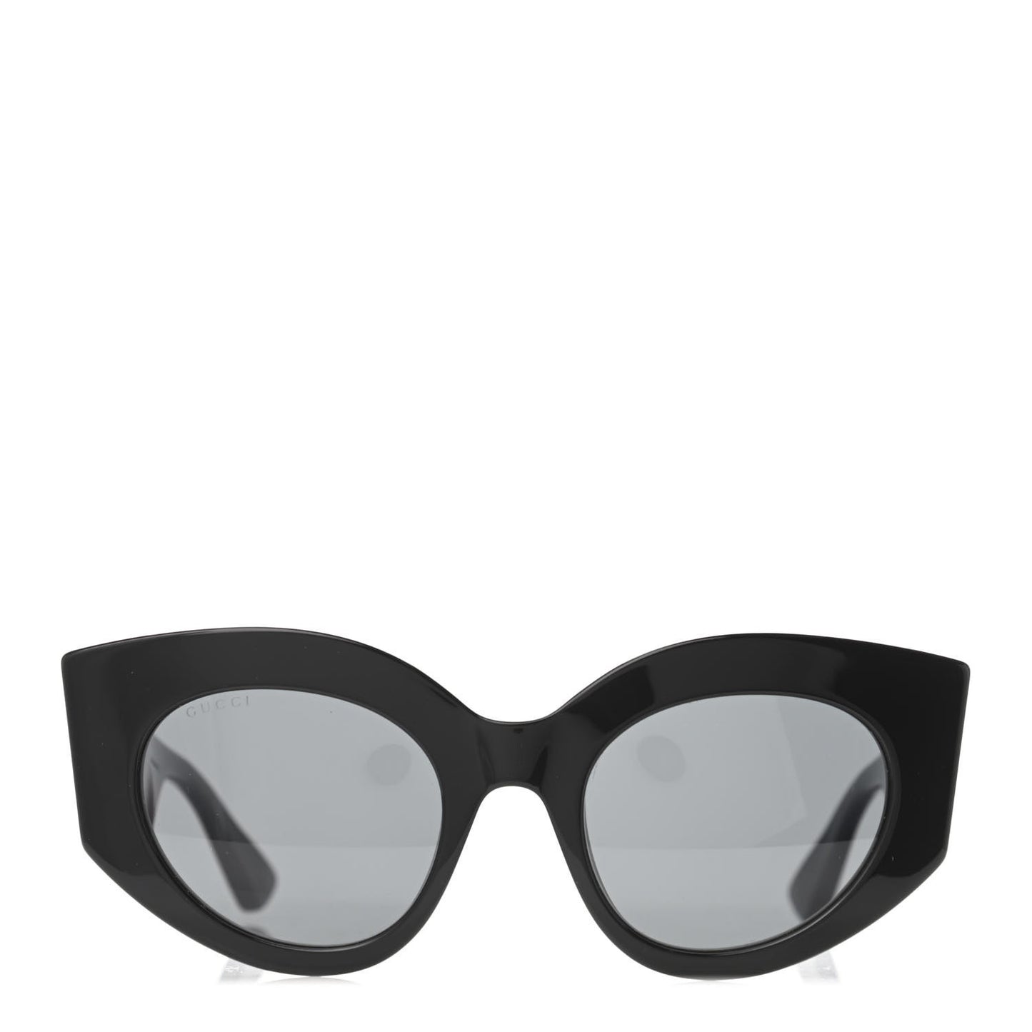 Acetate Oversized Rectangle Frame Web Sunglasses GG 0275/S Black