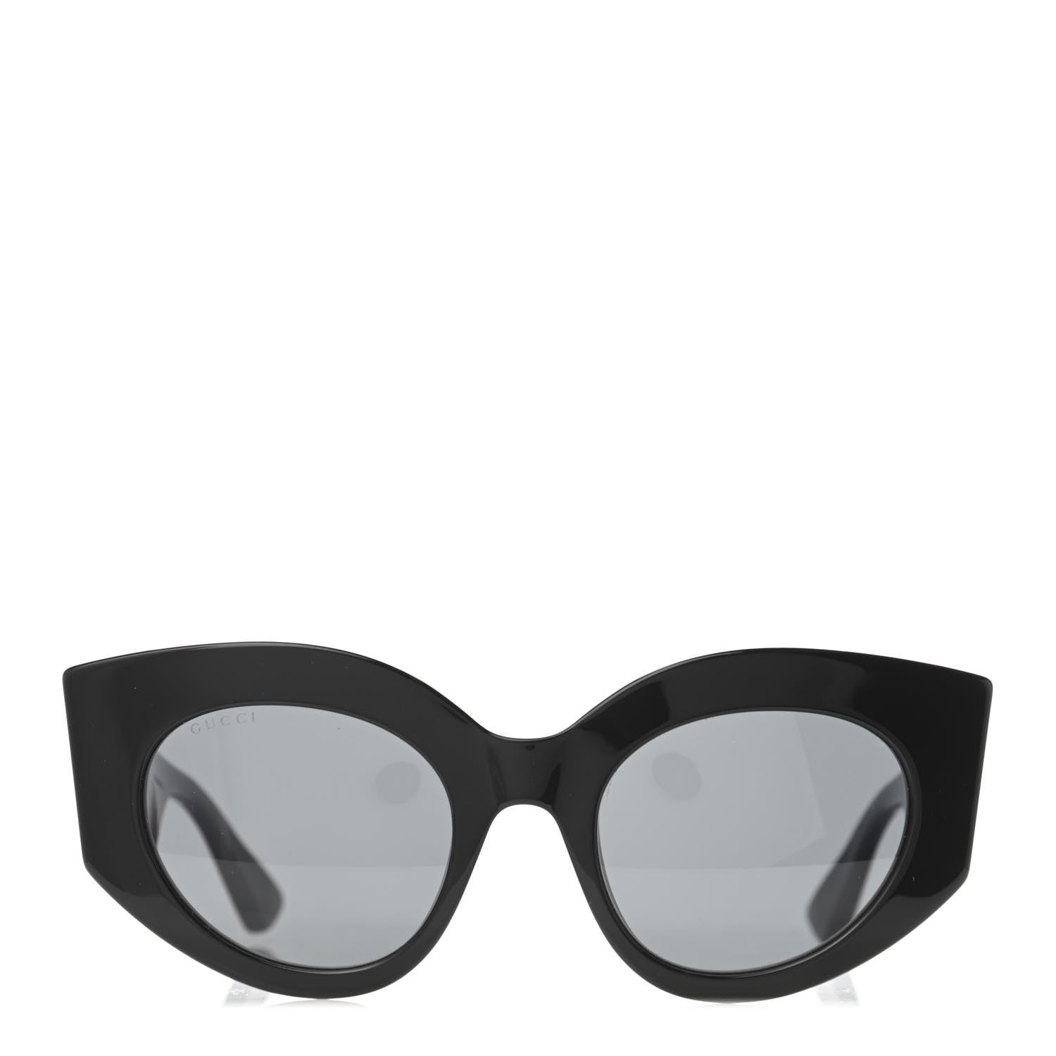 Gucci Acetate Oversized Rectangle Frame Web Sunglasses GG 0275/S Black 2 of 4