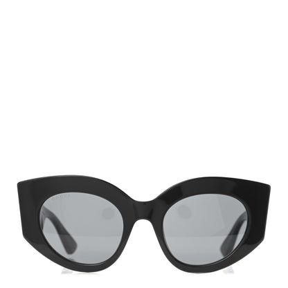 Gucci Acetate Oversized Rectangle Frame Web Sunglasses GG 0275/S Black 2 of 4