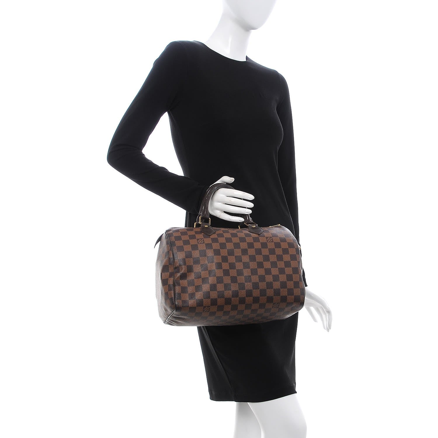 Louis Vuitton Damier Ebene Speedy 30 2 of 22