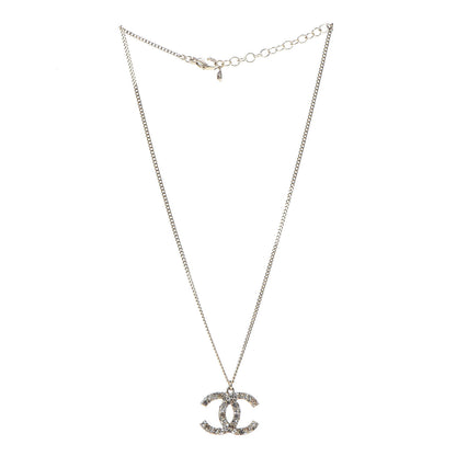 Chanel Crystal Baguette CC Necklace Gold 3 of 6