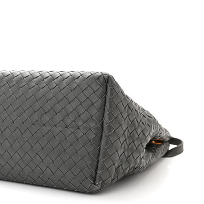 Bottega Veneta Nappa Intrecciato Medium Garda Bag Light Grey 10 of 12