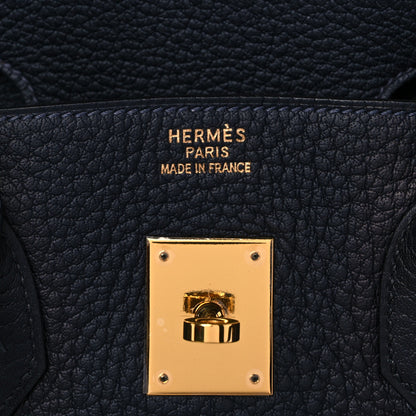 Hermes Buffle Skipper Birkin 35 Bleu Indigo 5 of 10