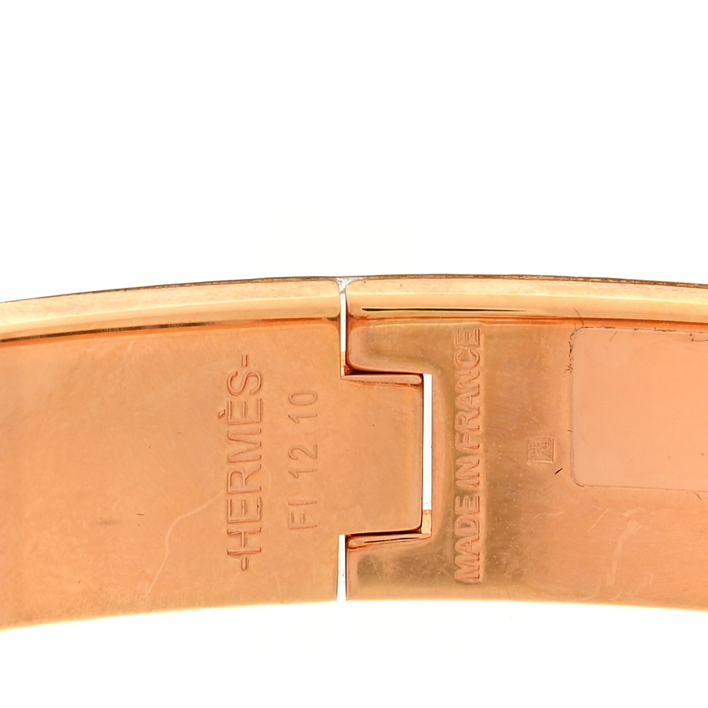 Enamel Narrow Clic Clac H Bracelet PM Rose Florida