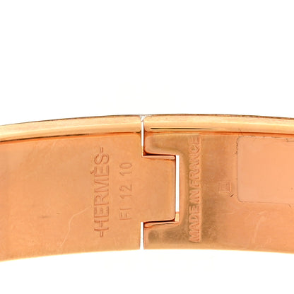 Hermes Enamel Narrow Clic Clac H Bracelet PM Rose Florida 4 of 4