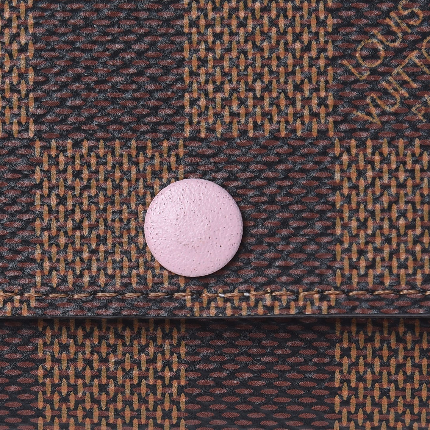 Damier Ebene Multicles 6 Key Holder Rose Ballerine