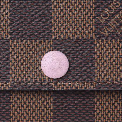 Louis Vuitton Damier Ebene Multicles 6 Key Holder Rose Ballerine 8 of 9