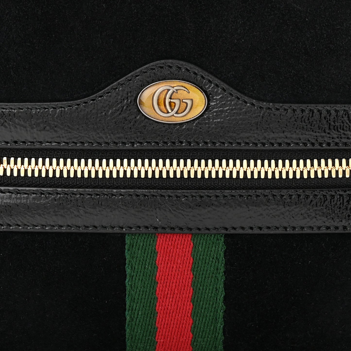 Suede Small Ophidia Belt Bag 85 34 Black