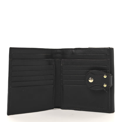 Fendi Zucca Cuoio Lucido Compact Wallet Tobacco Moro 5 of 12