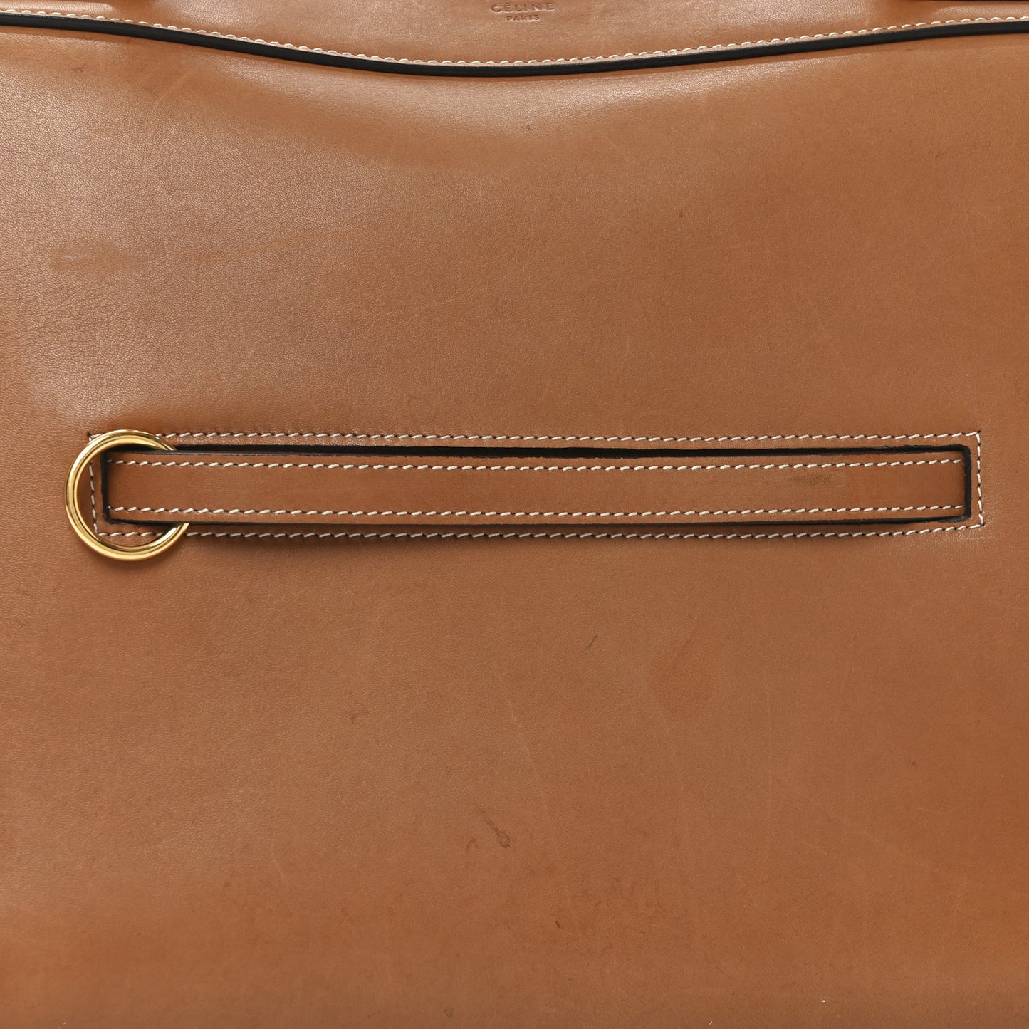 Smooth Calfskin Medium Ring Bag Tan