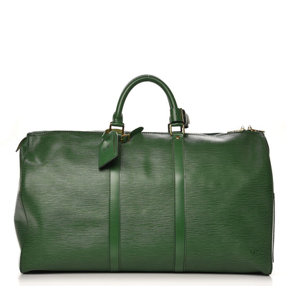 Louis Vuitton Epi Keepall 50 Borneo 1 of 22