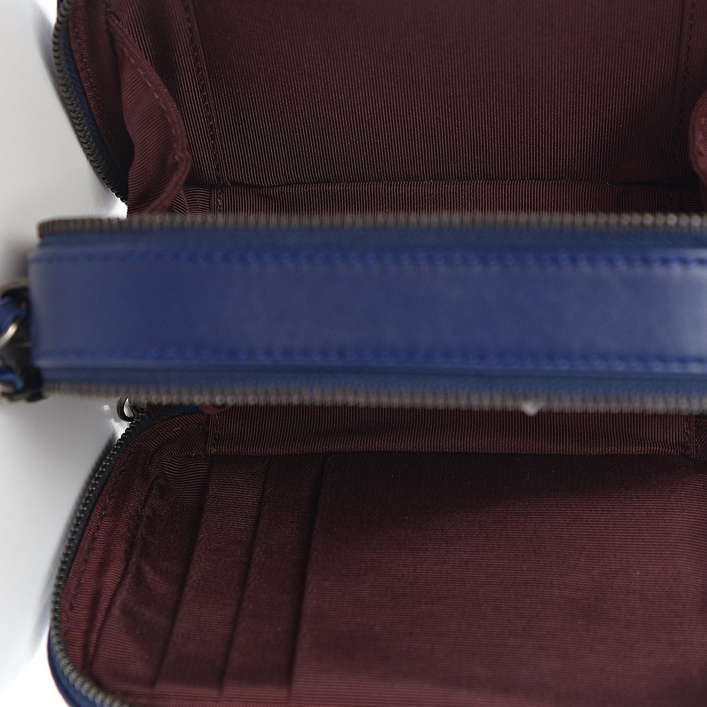 Lambskin Quilted Mini Coco Boy Camera Bag Blue
